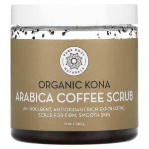 Pure Body Naturals Kona Arabica Coffee Scrub